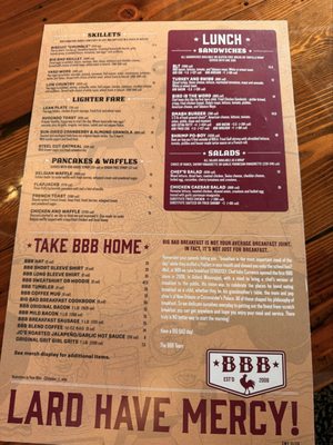 Menu photo 1 Big Bad Breakfast Conway, AR Menu photo 1 Big Bad Breakfast Conway, AR