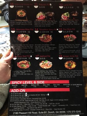 Menu photo 8 Pop Pot Duluth, GA