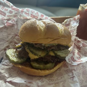 Smashburger - DOUBLE PICKLE STACK SMASH® - Burgers Near Me - Glendale, Colorado Smashburger - DOUBLE PICKLE STACK SMASH® - Burgers Near Me - Glendale, Colorado