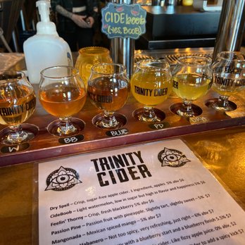 Trinity Cider - Flight - Cideries Near Me - Dallas, Texas