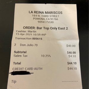 Mariscos La Reina on Yelp