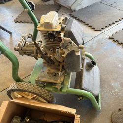 Contreras Small Engine Repair - Broken pump/tuneup done here. Broken parts but we're replaced