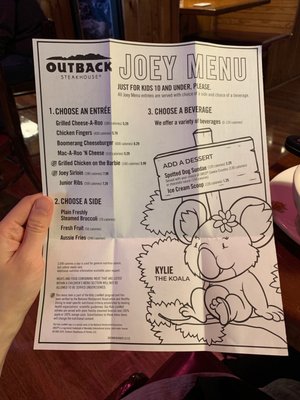 Menu photo 2 Outback Steakhouse Bothell, WA