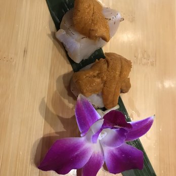 Omokase - Uni and scallop - Sushi Bars Near Me - Rancho Cucamonga, California Omokase - Uni and scallop - Sushi Bars Near Me - Rancho Cucamonga, California