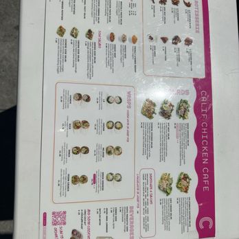 Calif Chicken Cafe - Menu - Salad Near Me - Los Angeles, California Calif Chicken Cafe - Menu - Salad Near Me - Los Angeles, California