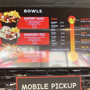 Angry Chickz - Menu as Jul 2026 - Chicken Shop Near Me - Riverside, California