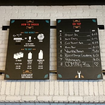 Locust Cider Belmar - Cider menu - Cideries Near Me - Lakewood, Colorado Locust Cider Belmar - Cider menu - Cideries Near Me - Lakewood, Colorado