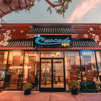 Cascade Spa - on the front of door - Massage Near Me - San Diego, California