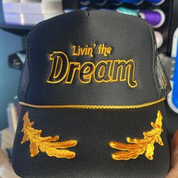 Jordan Bolton Studio - Living the Dream - Custom Hat Embroidery
