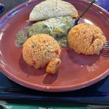 El Rinconcito - Taco,1 Chile Relleno Queso and Extra Mexican Rice side - Mexican Near Me - Ocala, Florida