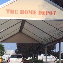 The Home Depot - Even the shopping carts have a home at the Home Depot