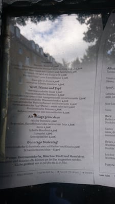 Menu photo 1 Isar Alm Munich, BY