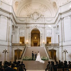 Katharina Stuart Floral Art and Design - SF City Hall - Sat private event. The flowers made the venue look so lively and beautiful.