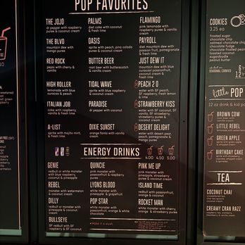 Pop Drinks - menu - Beverage Store Near Me - San Tan Valley, Arizona