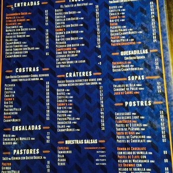 El Califa - Menu - Mexican Near Me - México, D.F., DIF El Califa - Menu - Mexican Near Me - México, D.F., DIF