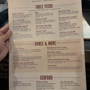Stockyard Burgers and Bones - Menu - New American Near Me - Marietta, Georgia Stockyard Burgers and Bones - Menu - New American Near Me - Marietta, Georgia
