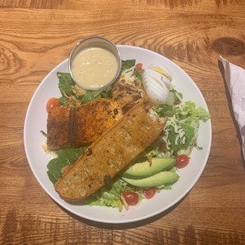 Alexanders Cafe - Chopped salad w salmon - Diners Near Me - Elgin, Illinois
