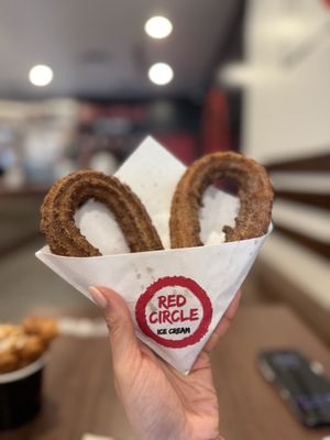 Red Circle Ice Cream & Churros by null
