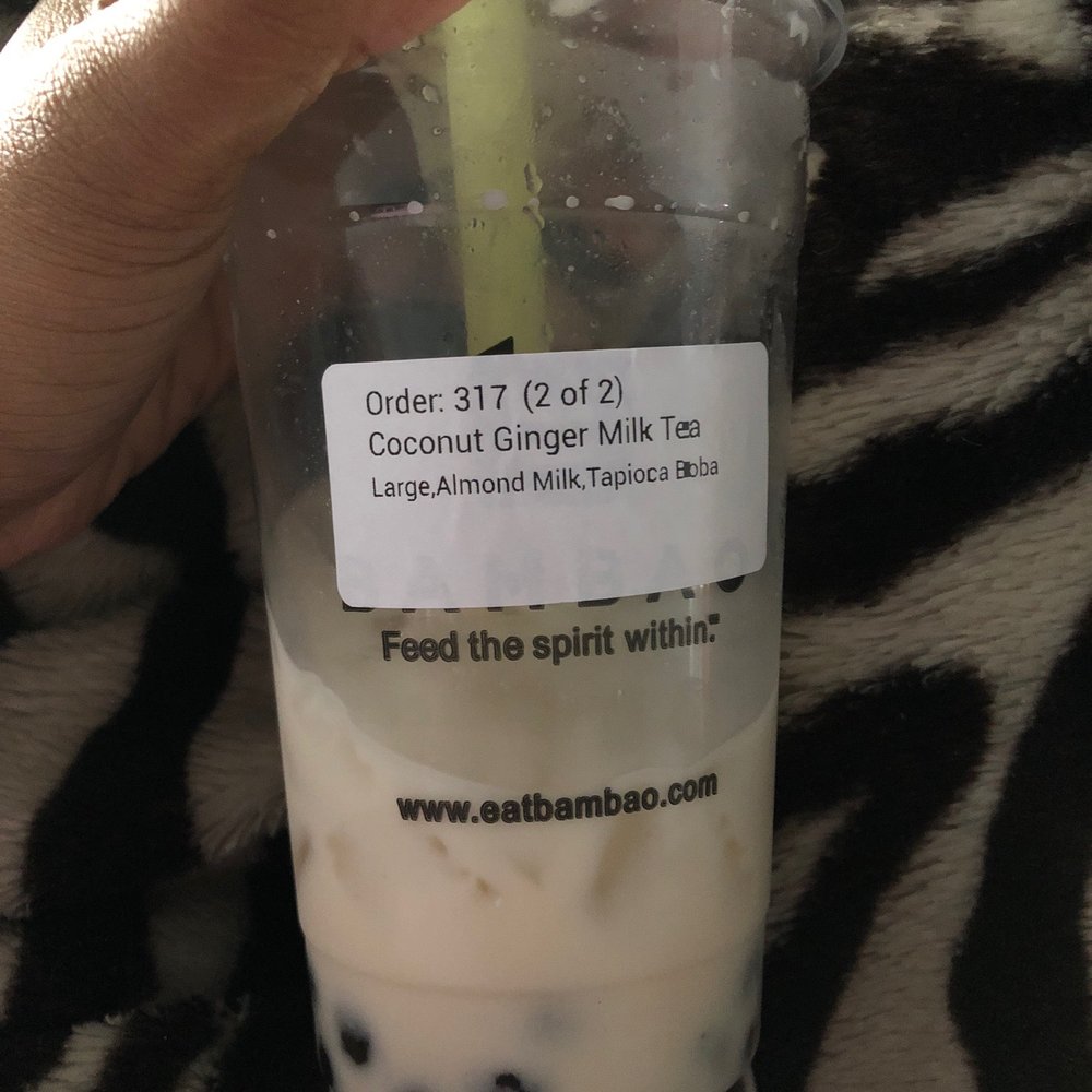Bambao | Asian Restaurant - Coconut Ginger Milk Tea *new* - Asian Fusion Near Me - Baltimore, Maryland
