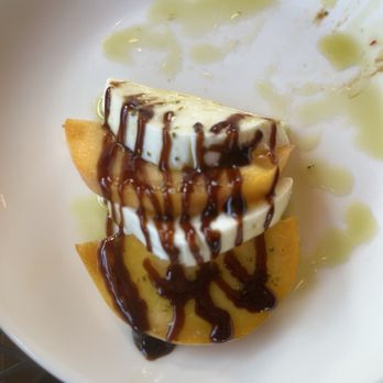 Marble & Oak - Peach and mozzarella with reduced balsamic vinegar... Delicious! - Cocktail Bars Near Me - Forks, Washington Marble & Oak - Peach and mozzarella with reduced balsamic vinegar... Delicious! - Cocktail Bars Near Me - Forks, Washington