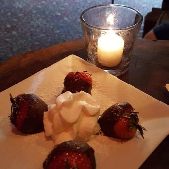 Delia's Lounge - Chocolate covered strawberries on the house for our first visit. - Lounges Near Me - Brooklyn, New York