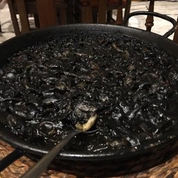 Black ink rice. Very authentic and we recommended.