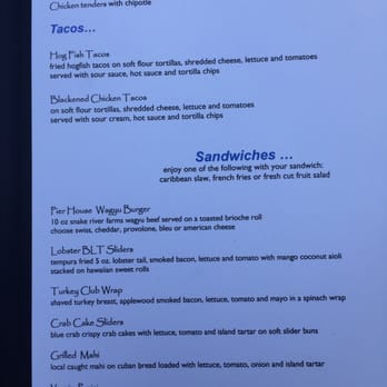 Harbour View Cafe - Very fresh menu choices. - Caribbean Near Me - Key West, Florida