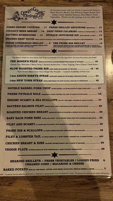 Menu photo 8 Orange County Mining Company Orange, CA