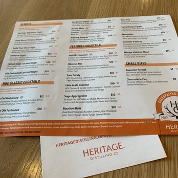 Heritage Distilling Co. Gig Harbor - Cocktail & food menu - Distilleries Near Me - Gig Harbor, Washington Heritage Distilling Co. Gig Harbor - Cocktail & food menu - Distilleries Near Me - Gig Harbor, Washington