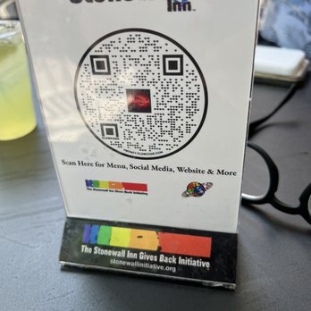 The Stonewall Inn - QR code with drink menu, they need snacks such as pizza or nachos - Gay Bars Near Me - New York, New York The Stonewall Inn - QR code with drink menu, they need snacks such as pizza or nachos - Gay Bars Near Me - New York, New York
