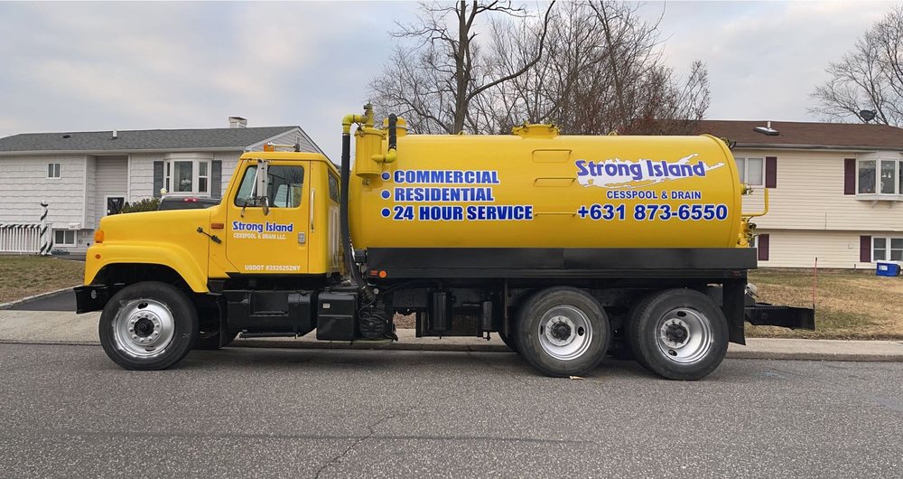 Slide of Strong Island Cesspool And Drain