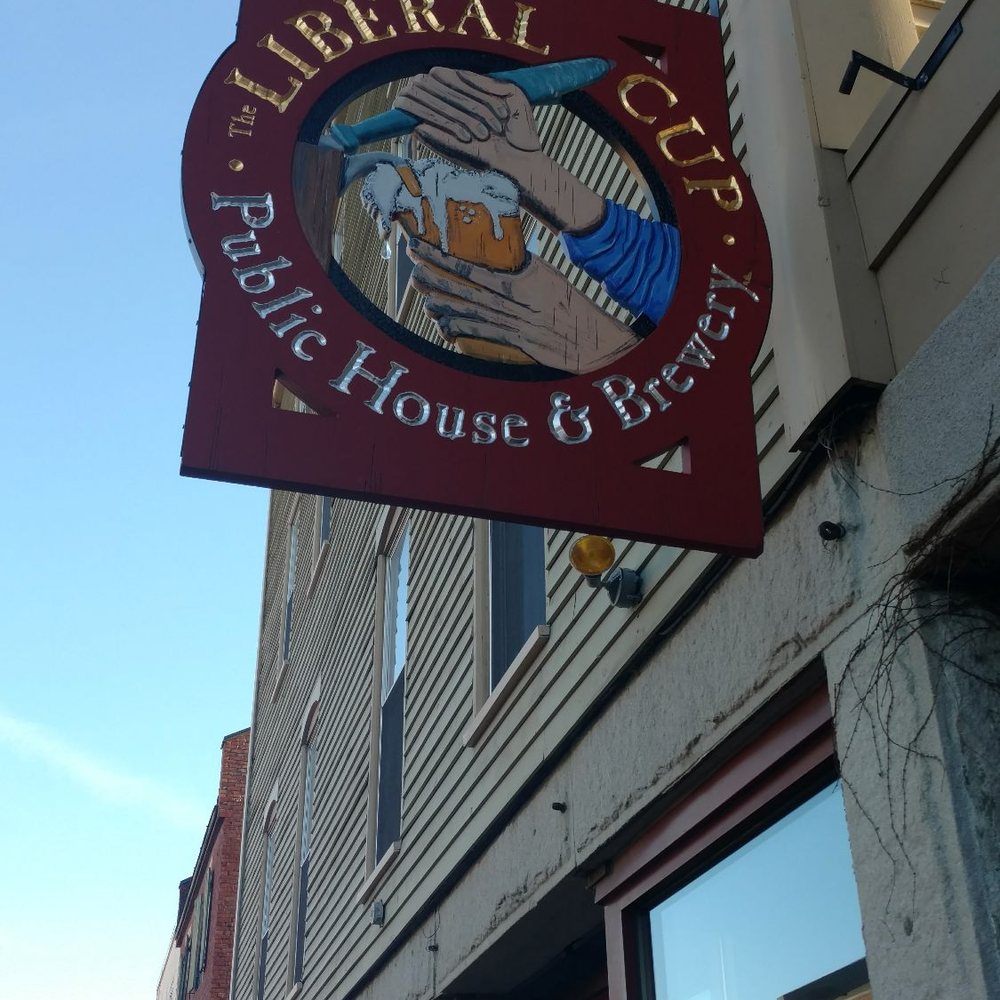 The Liberal Cup - The sign - American Near Me - Hallowell, Maine The Liberal Cup - The sign - American Near Me - Hallowell, Maine