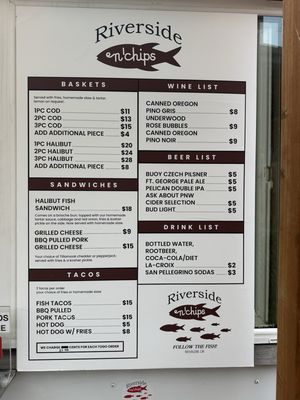 Menu photo 3 Riverside Fish n' Chips Nehalem, OR