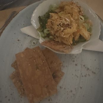 The Royal Tern - Lumb crab salad with wonton crackers - Seafood Near Me - Johns Island, South Carolina The Royal Tern - Lumb crab salad with wonton crackers - Seafood Near Me - Johns Island, South Carolina