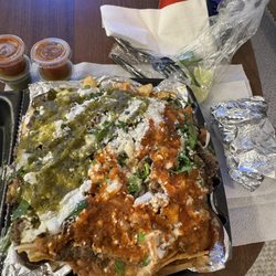 Cali Tacos Please - Half fries half nachos