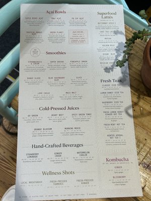 Menu photo 4 Life Alive Organic Cafe Central Square Cambridge, MA
