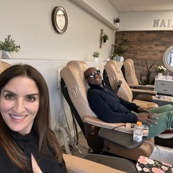 Nail Rume - Wife and I for a little footsies work!!