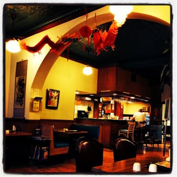 Chopsticks - a restaurant with tables and chairs - Chinese Near Me - Bangor, Maine