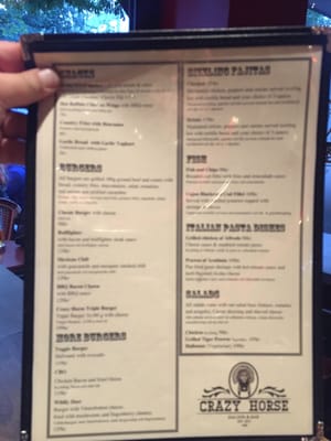 Menu photo 2 Crazy Horse Stockholm, K