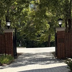 Sweet Briar College - A beautiful entrance beyond the security gate designed to protect the girls and Wonen