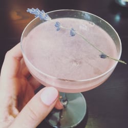 Quarter Bar & Lounge - Cocktails look and taste stunning, without being too pricey (for London!) pictured: 'The Director'