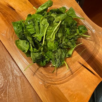Daryl's Pizzeria - Half a salad worth of rotten spinach. - Pizza Near Me - Perry, New York Daryl's Pizzeria - Half a salad worth of rotten spinach. - Pizza Near Me - Perry, New York