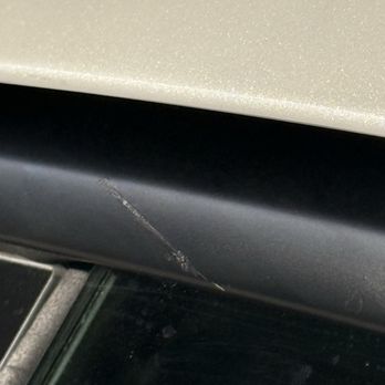 Trifer Auto Glass & Tint - Damaged window trim - Car Window Tinting Near Me - Eugene, Oregon