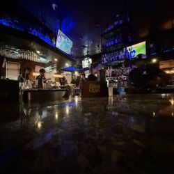View from the bar