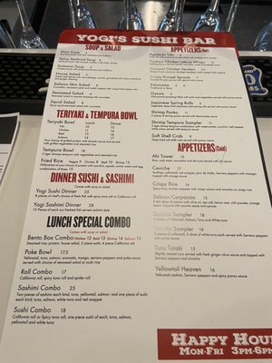 Menu photo 8 Yogi's Sushi Bar Dallas, TX Menu photo 8 Yogi's Sushi Bar Dallas, TX