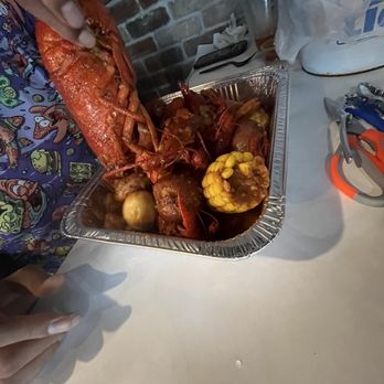 The Kickin' Crab - Size of that lobster. - Cajun/Creole Near Me - Johns Creek, Georgia The Kickin' Crab - Size of that lobster. - Cajun/Creole Near Me - Johns Creek, Georgia