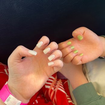 Tropical Nails & Spa - me and my friends nails from tropical nails - Nail Salons Near Me - Mount Pleasant, South Carolina