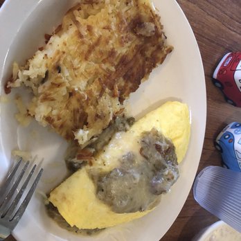 Original Breakfast House - Pork Green Chili Omelette - Breakfast & Brunch Near Me - Phoenix, Arizona