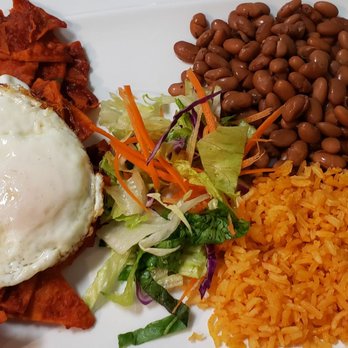 Las Palmas - Chilaquiles Rojos....spicy and ohhhh so good. - Mexican Near Me - San Dimas, California Las Palmas - Chilaquiles Rojos....spicy and ohhhh so good. - Mexican Near Me - San Dimas, California