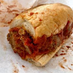 Coletti's Market - Half a small meatball, sauce only, no cheese (to order).